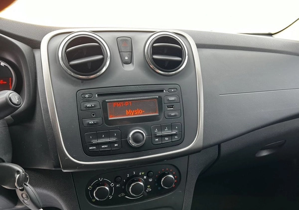 Dacia Logan cena 17900 przebieg: 130000, rok produkcji 2014 z Biały Bór małe 407